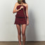 The Métro Mini Skirt in Rosewood