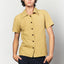 The Pan Camp Collar Shirt in Chartreuse