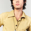 The Pan Camp Collar Shirt in Chartreuse
