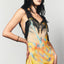 Whiplash Silk Midi Slip Dress in Klimt