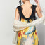 Whiplash Silk Midi Slip Dress in Klimt