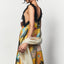 Whiplash Silk Midi Slip Dress in Klimt